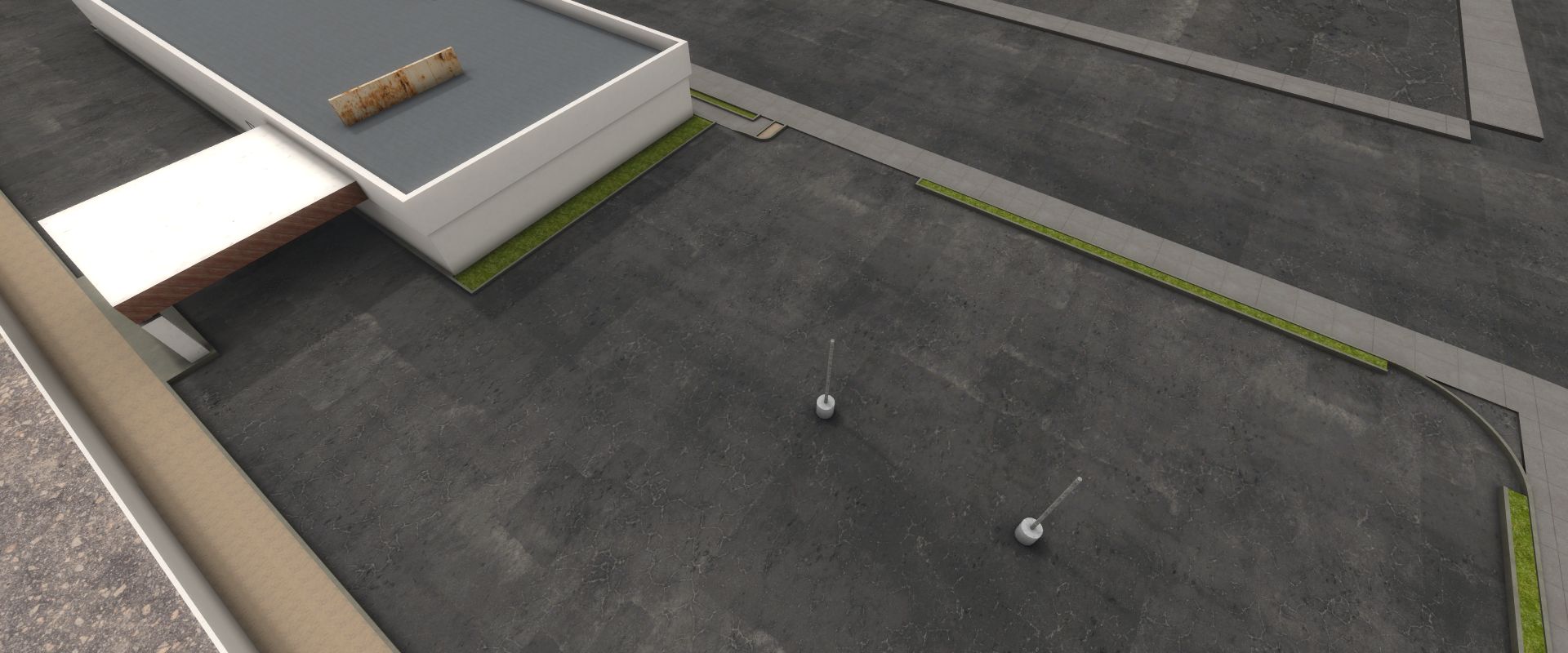 North Hollywood Shootout environment render