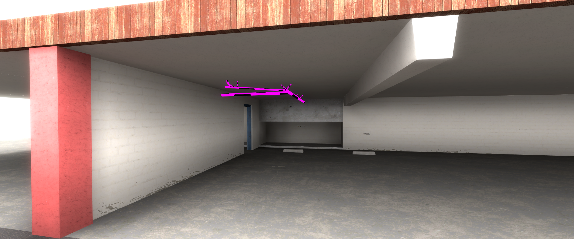 Alley/Parking Structure environment render